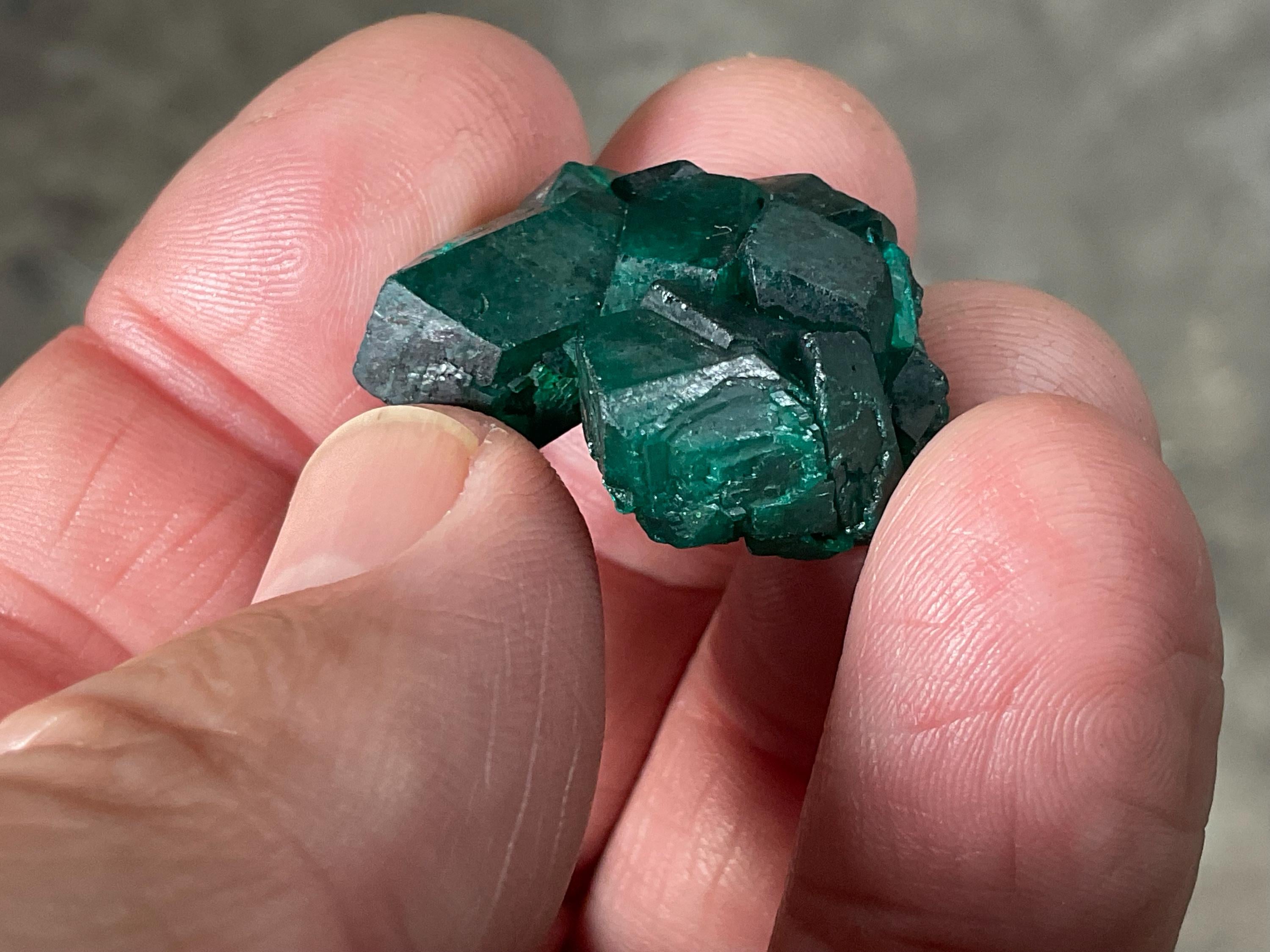 RESERVED FOR ASHRA** 10g Congolese Dioptase Specimen C