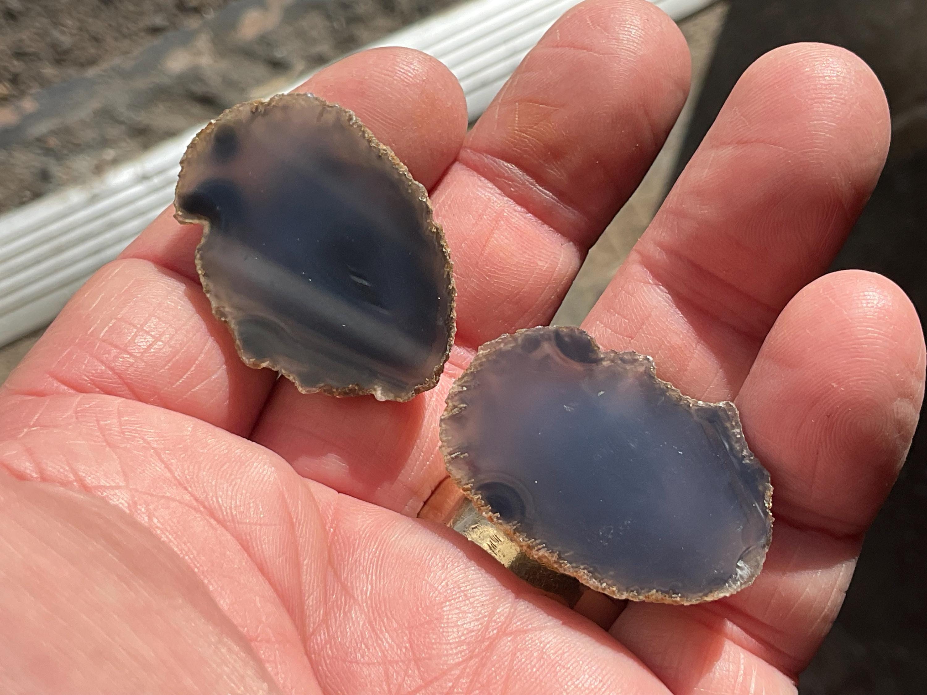 20g Small Brazilian Polished Agate Pair D