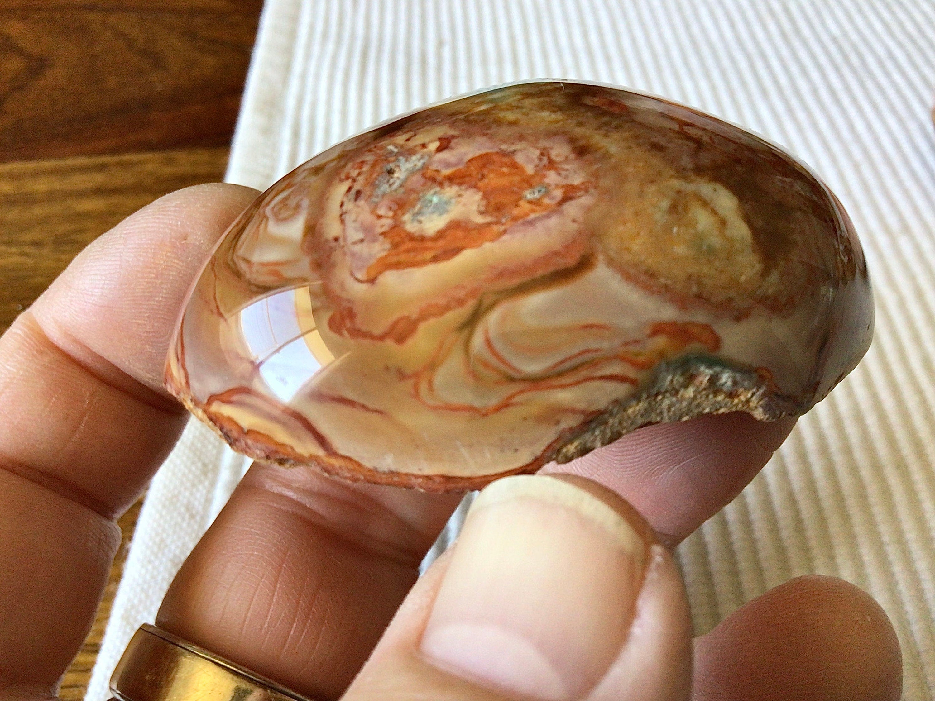 62g Polychrome Jasper One Side Polished 12B