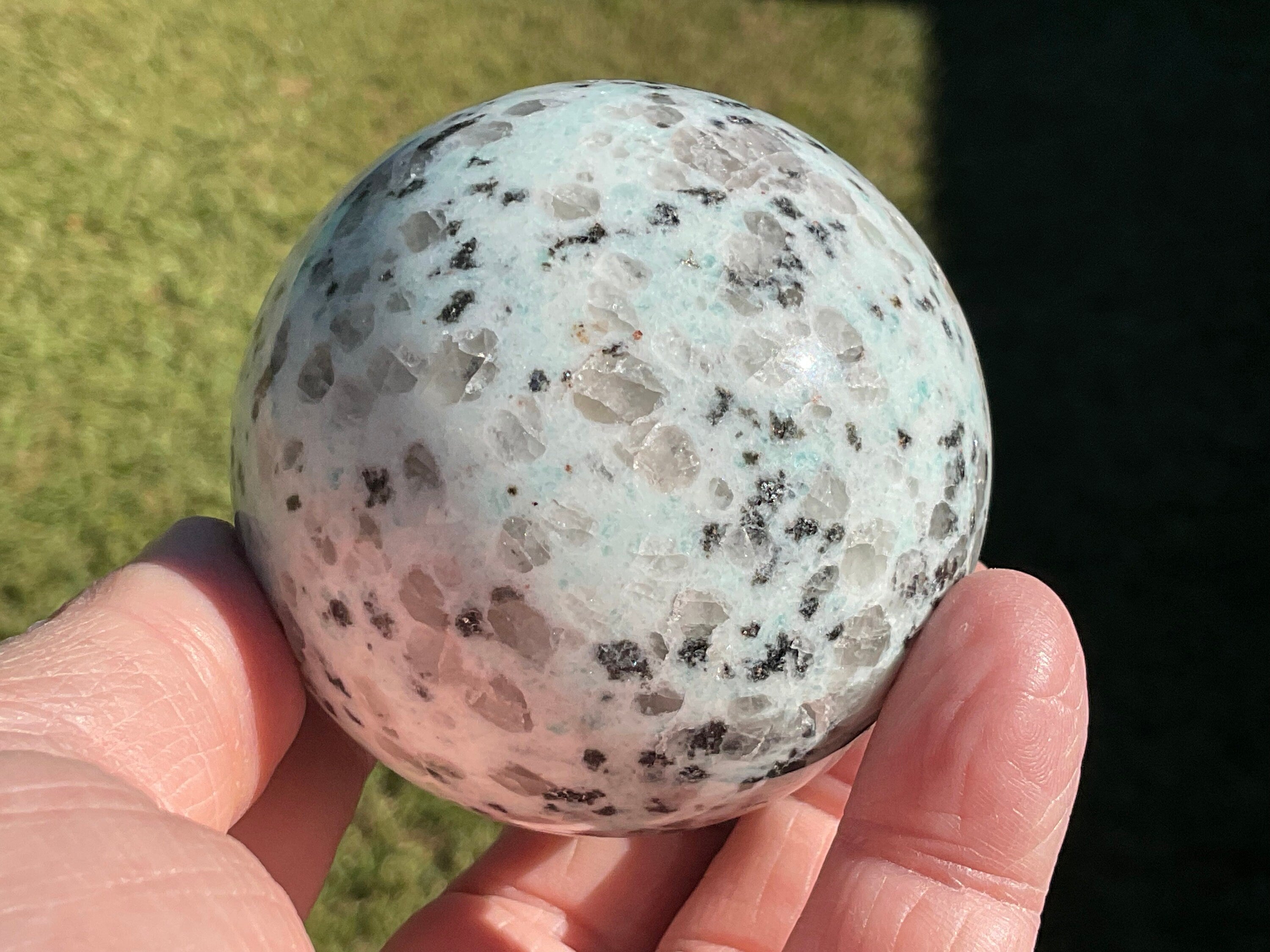 356g “Kiwi Jasper” Sphere 3B