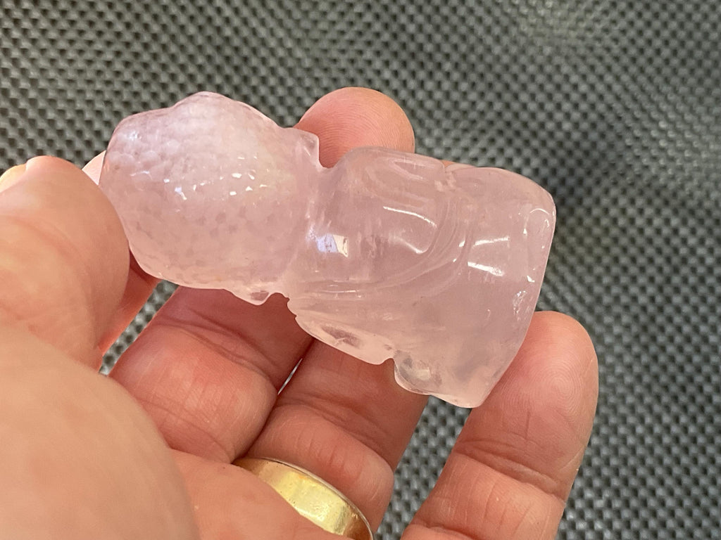 66g Rose Quartz Buddha Statue B
