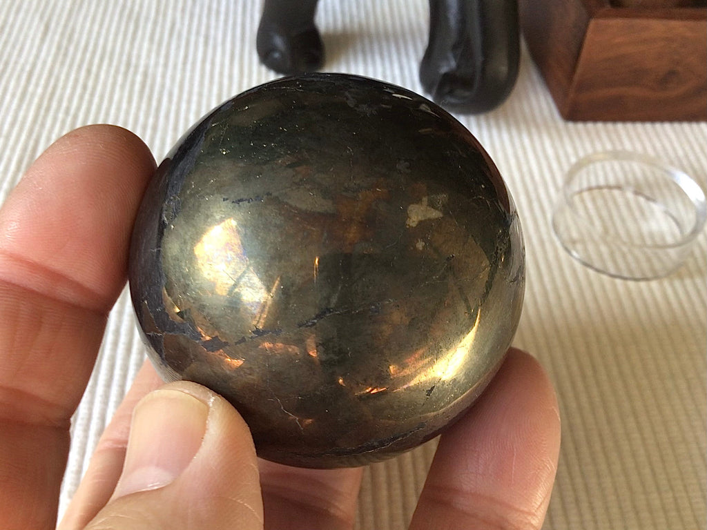 322g Pyrite Sphere B