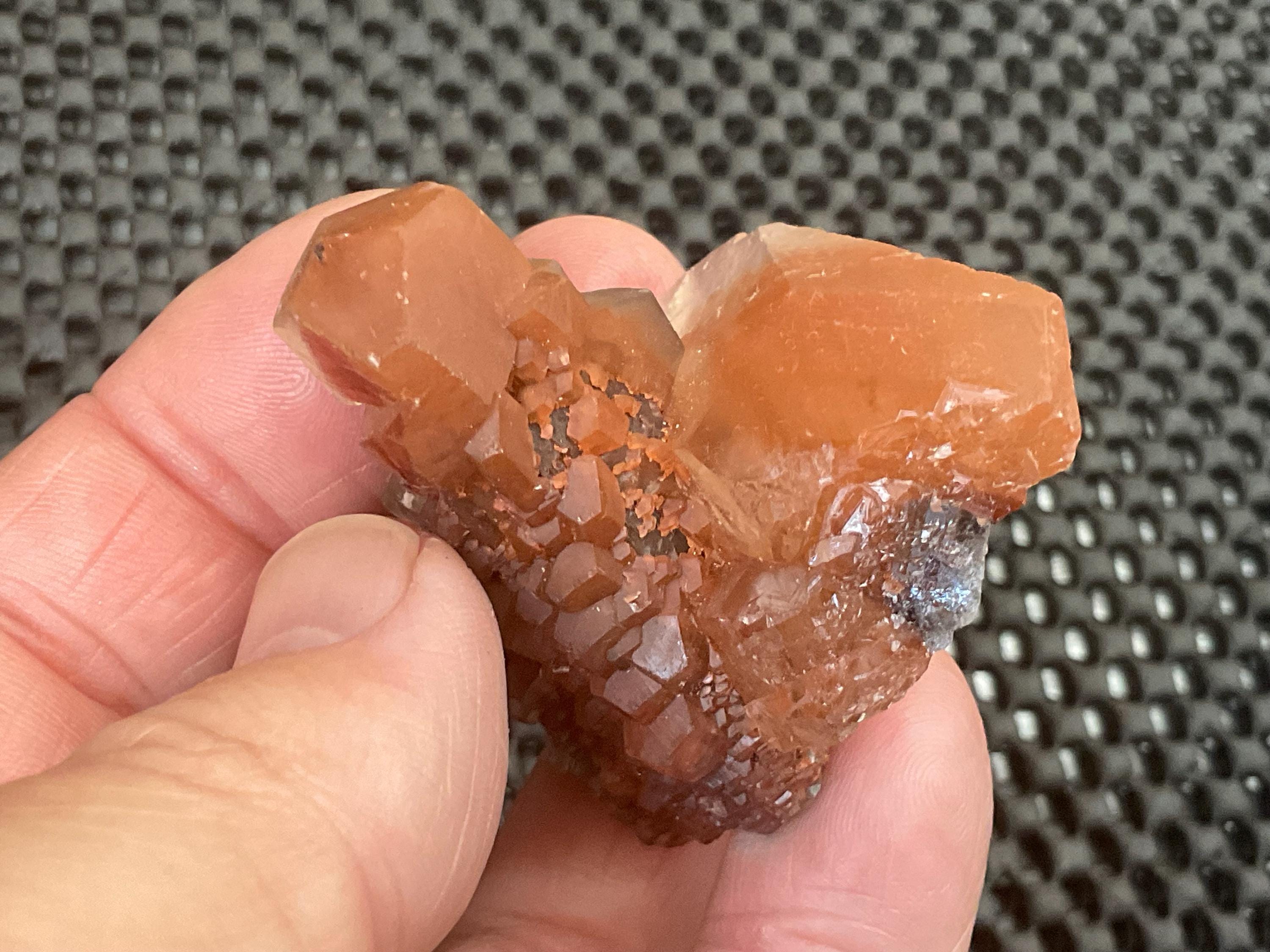 46g “Red Pagoda” Calcite Specimen 6A from Hubei, China