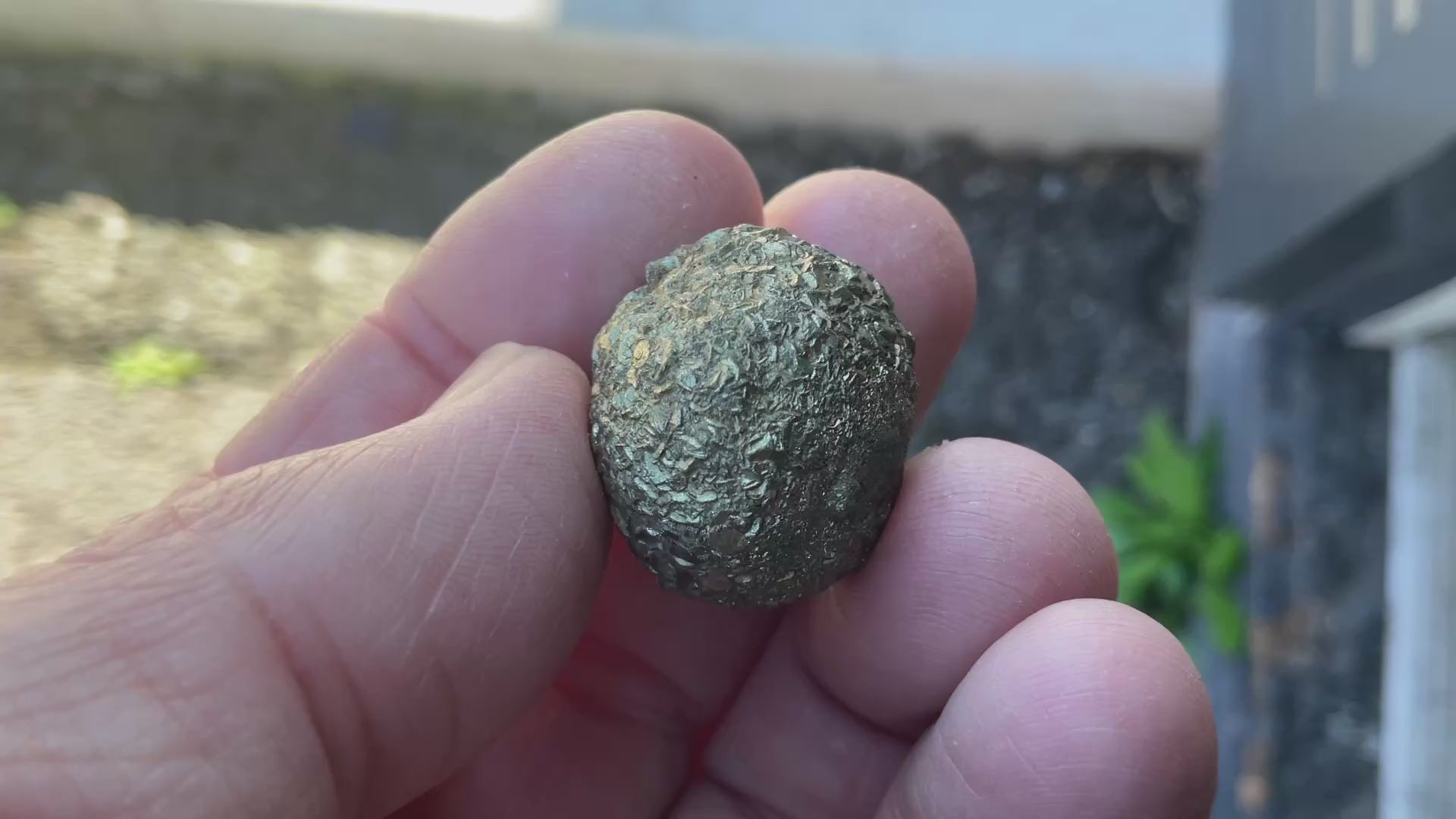 26g Natural Indonesian Pyrite after Marcasite Nodule 1C
