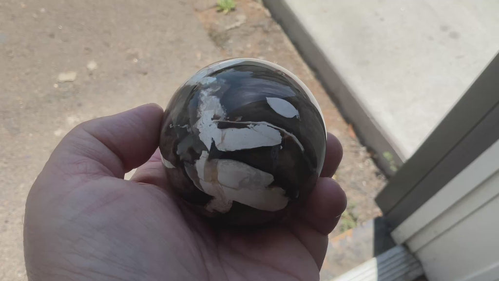 324g Western Australian “Peanut Wood” Sphere 4A