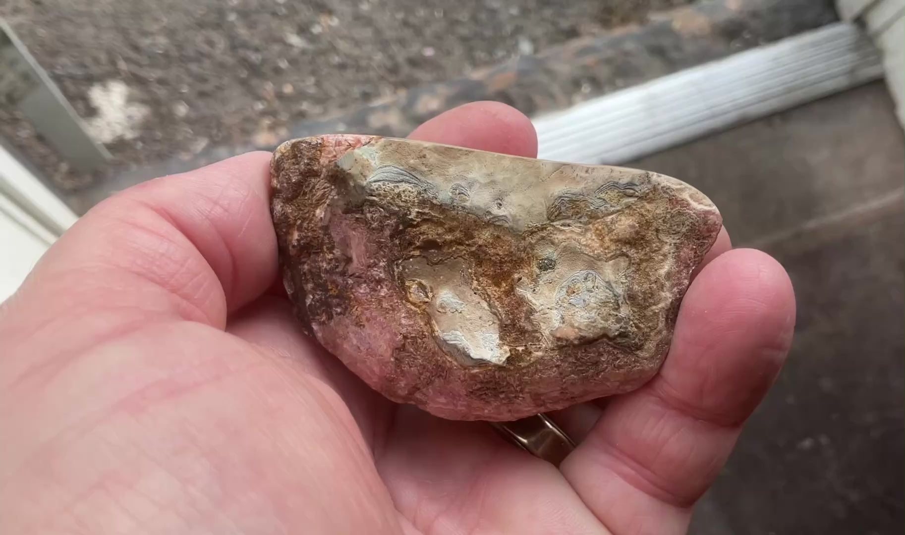 130g Rhodochrosite Polished Specimen 8A