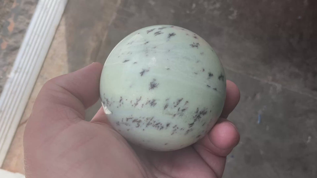 412g Chinese Dendritic Jasper/Siltstone Sphere B