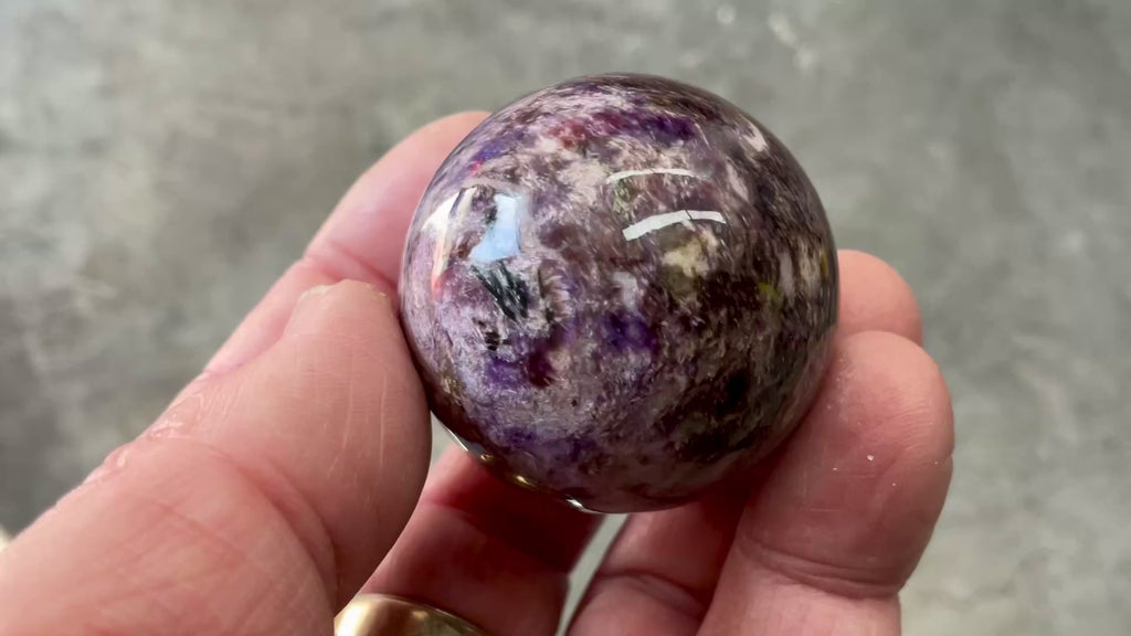 90g Charoite Sphere A