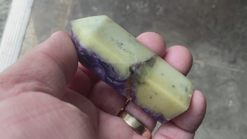 60g Charoite with Calcite Generator 1A