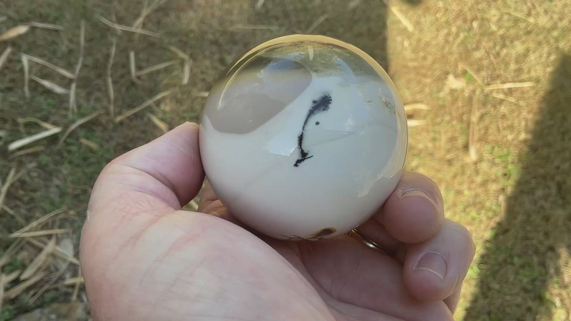 319g (5.7cm diameter) Mookaite Sphere 7A