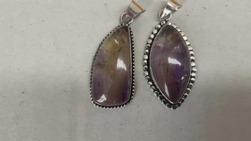 Antique Style Ametrine Pendant 5B