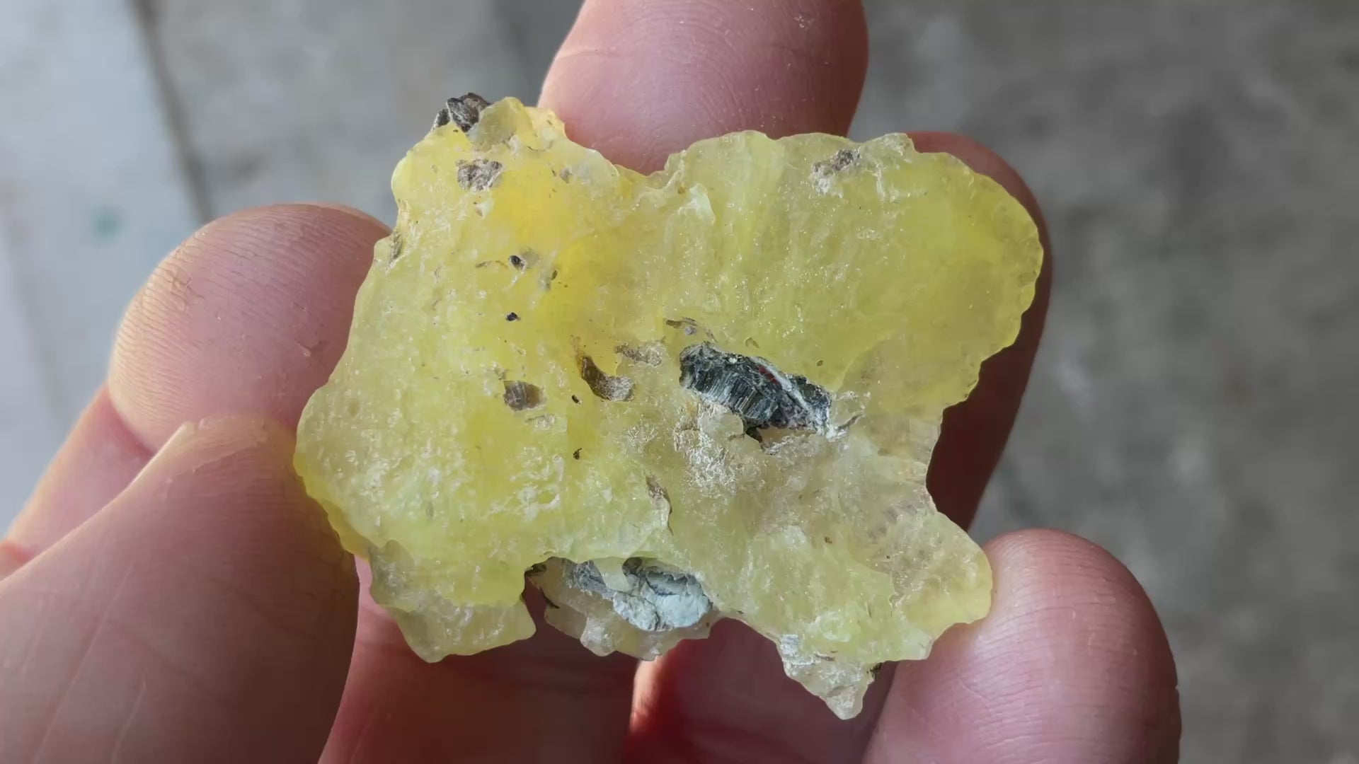 8g Pakistan Yellow Brucite Specimen 4A