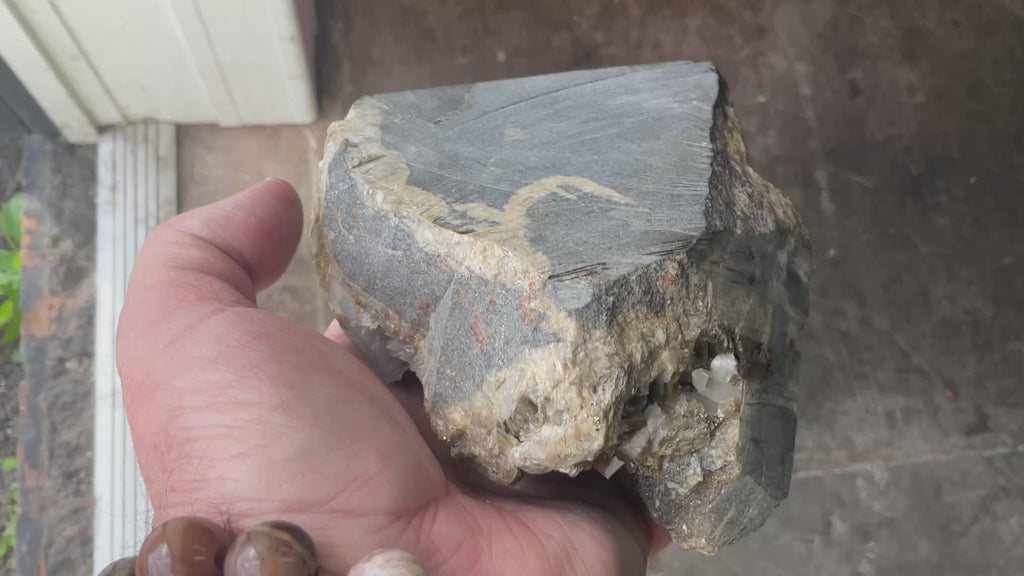 1,416g Golden Bladed Siderite, Quartz and Dolomite Specimen from Guizhou, China