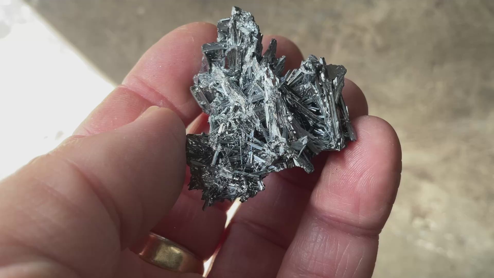 24g Chinese Stibnite Specimen 4A