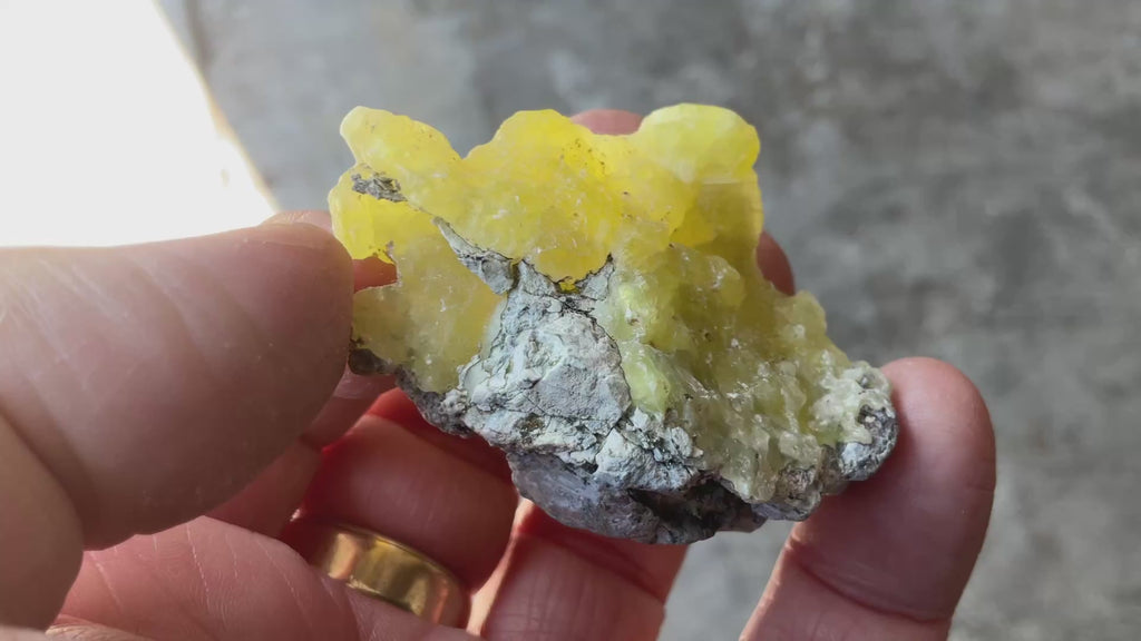 34g Pakistan Yellow Brucite Specimen 8A