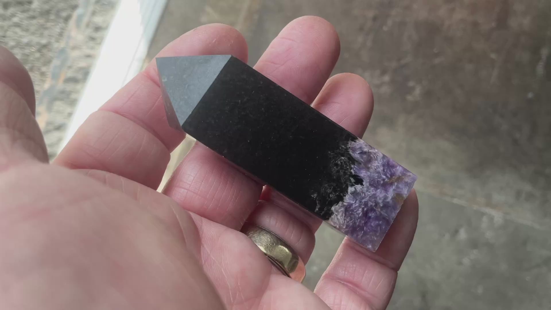 70g Charoite with Aegirine Generator 3B