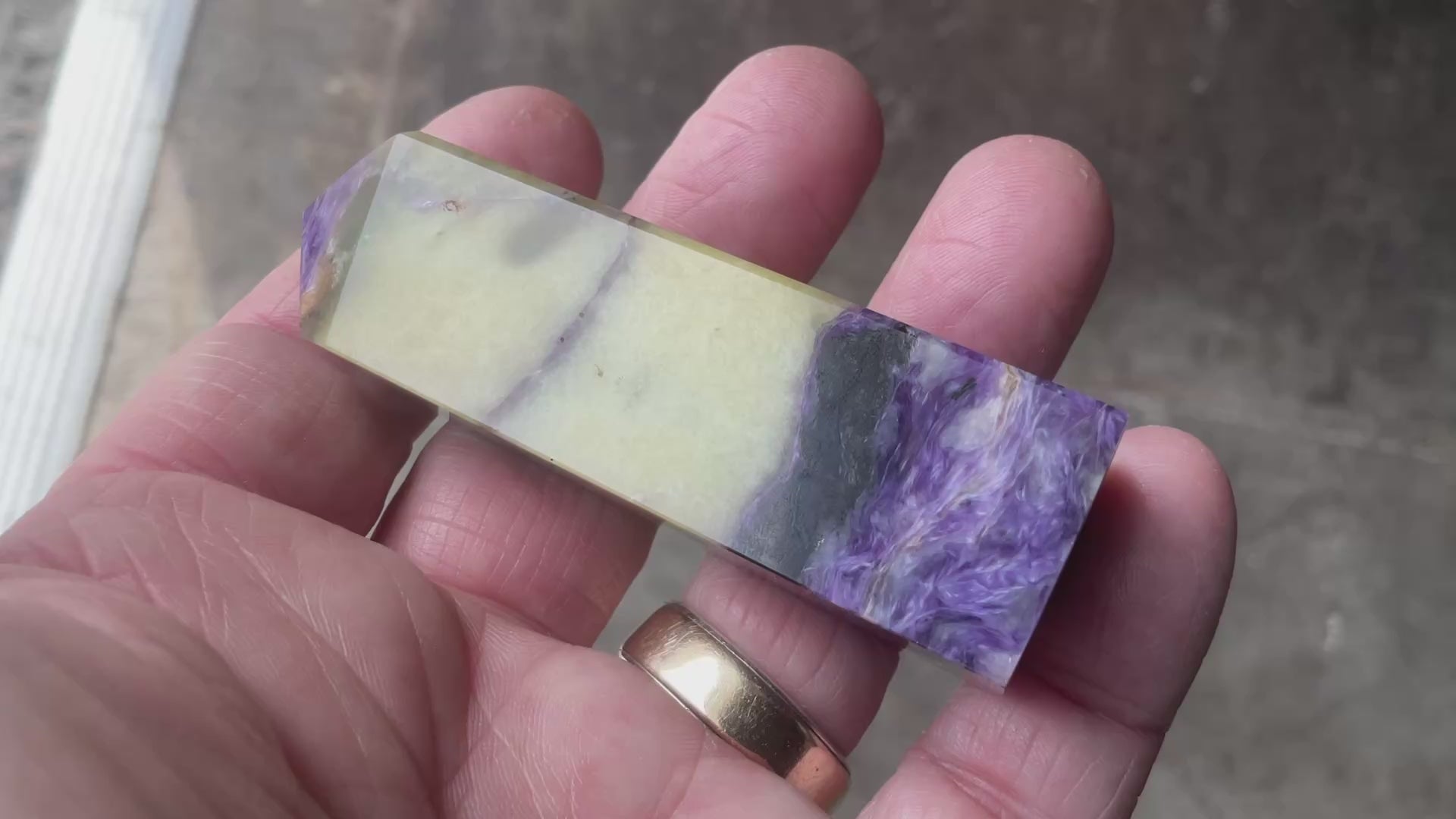 70g Charoite with Calcite Generator 1C