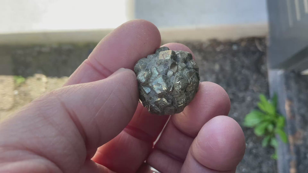 28g Natural Indonesian Pyrite after Marcasite Nodule 2A