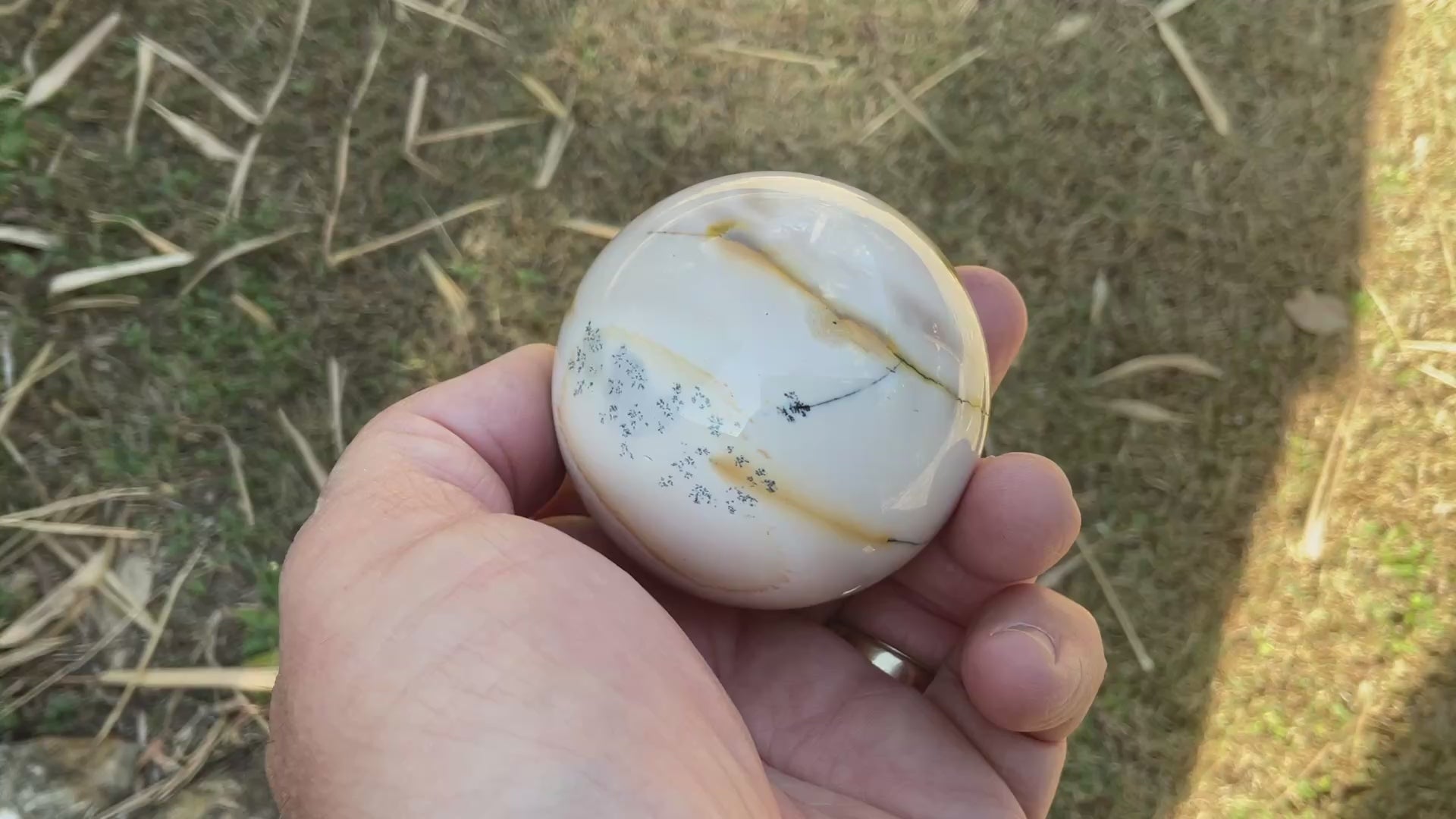 275g (5.4cm diameter) Mookaite Sphere 6C