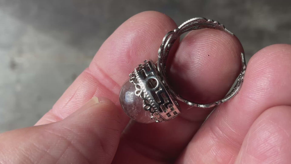 6g Lodelite Cabochon in Antique Style Ring Setting B