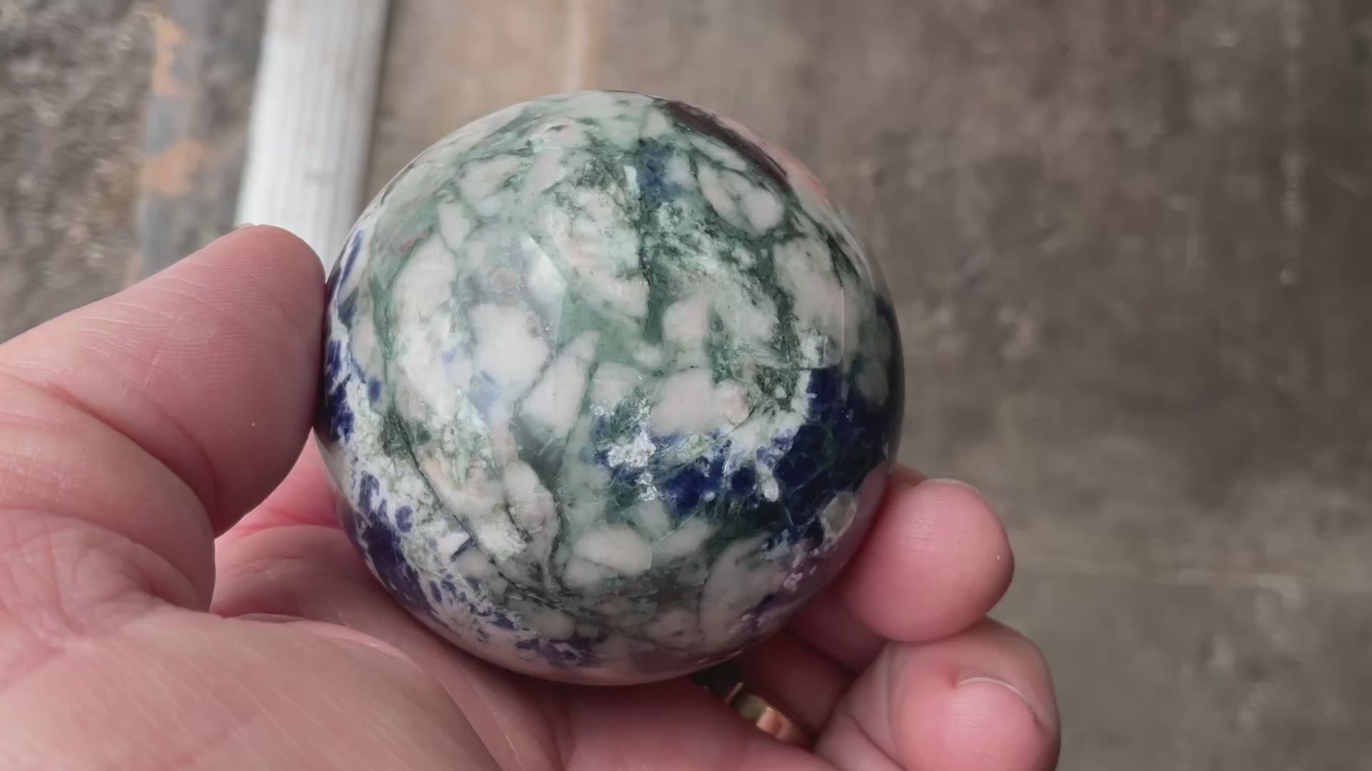242g Sodalite Sphere A