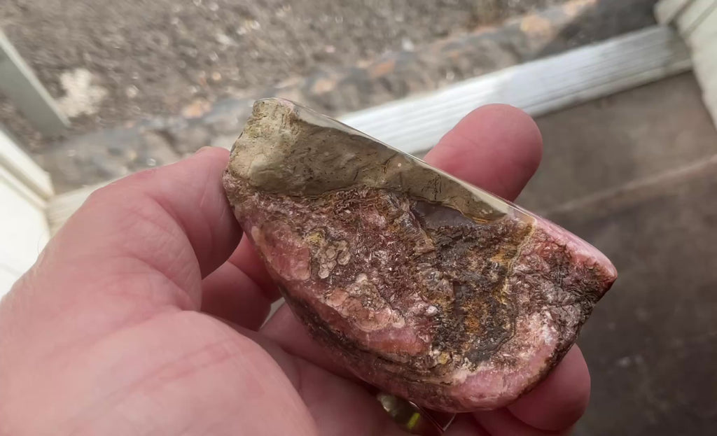122g Rhodochrosite Polished Specimen 8B