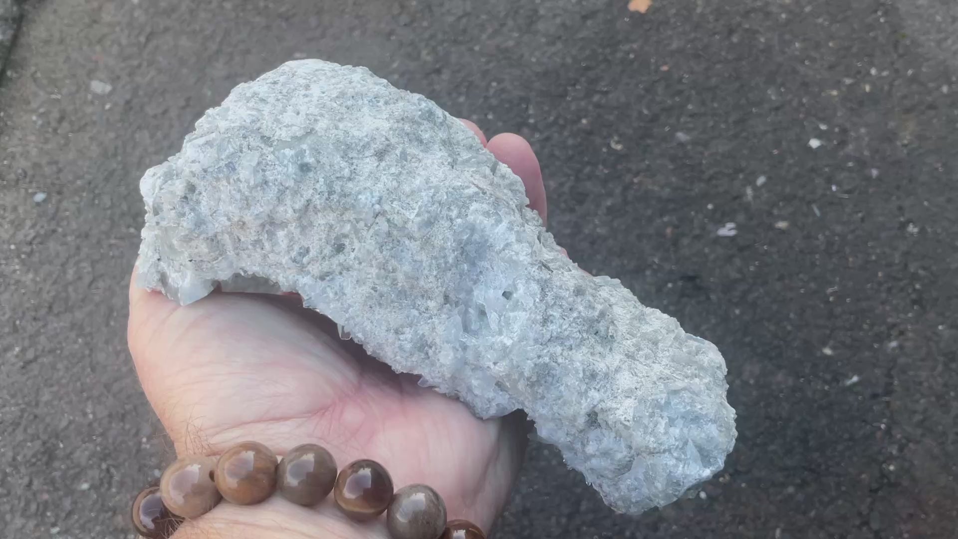 1055g Dog Tooth Celestine/Celestine Geode Specimen