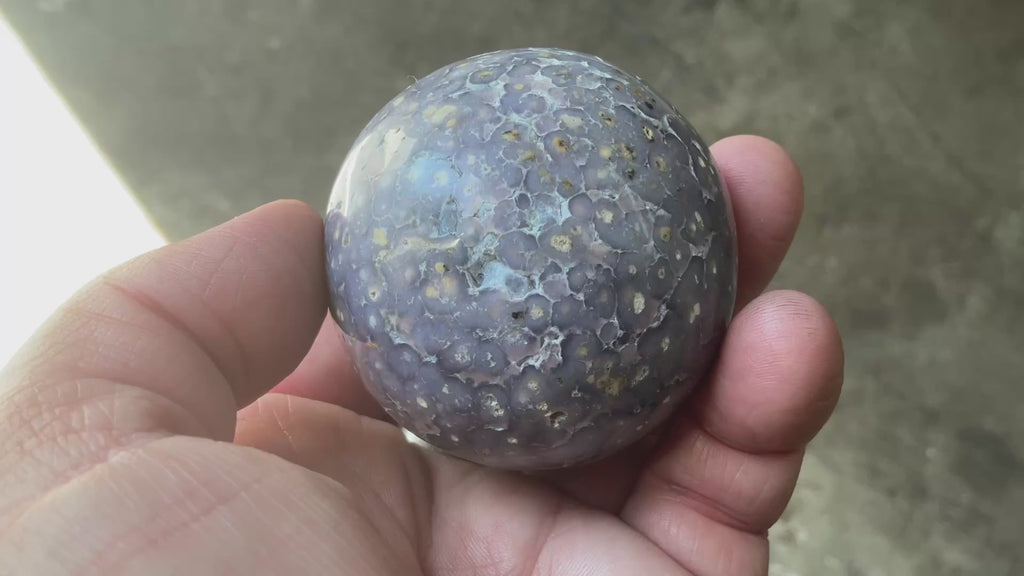 192g Grape Agate Sphere 3B