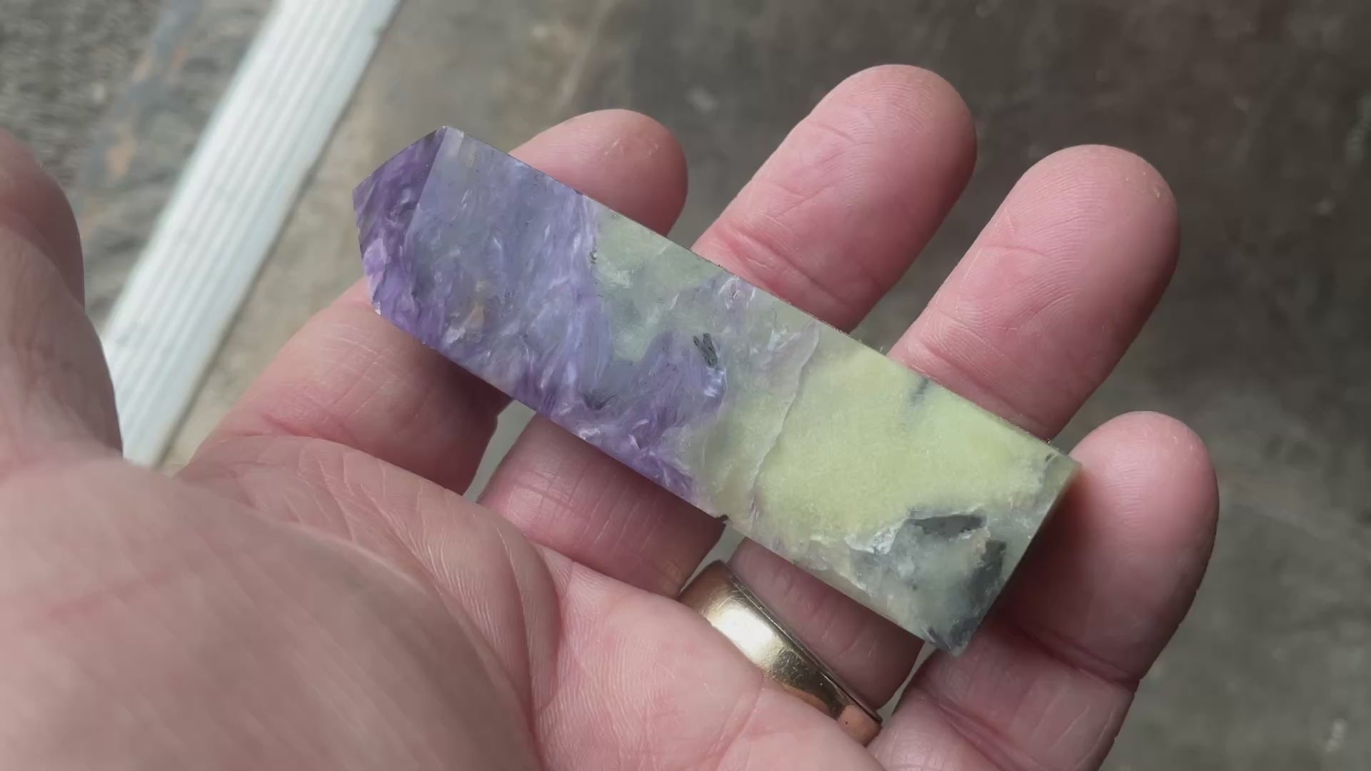 62g Charoite with Calcite Generator 1B